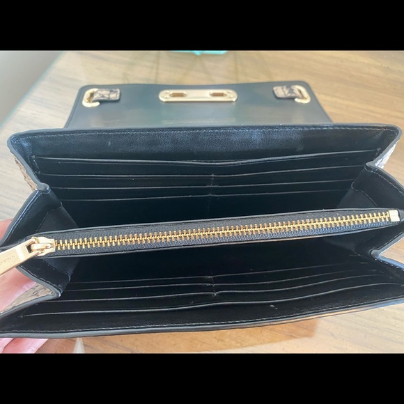 Coach Embossed Exotic Leather Swagger Wallet - Picture 5 of 9
